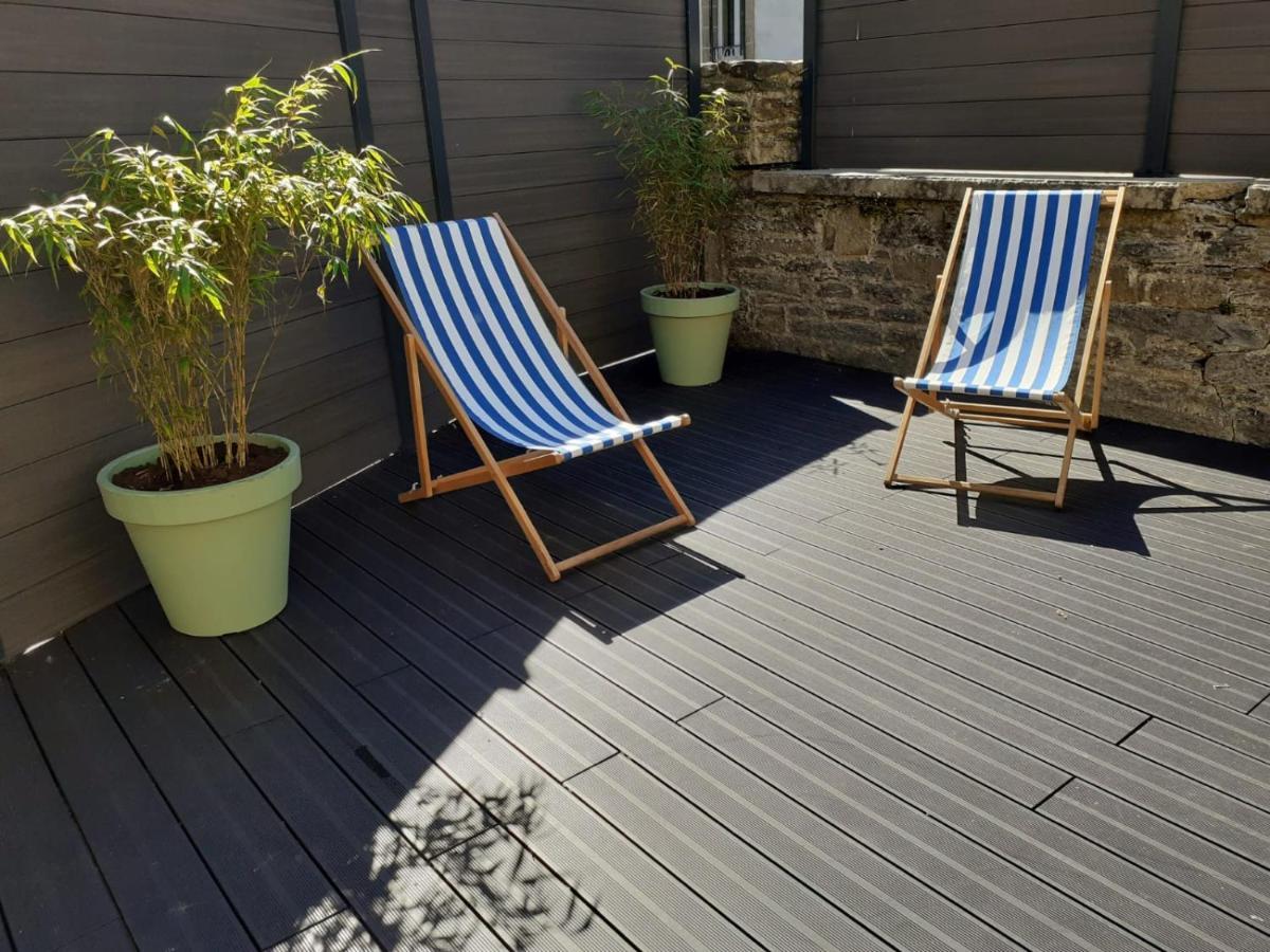 Apartament Rez Du Dossen Morlaix Zewnętrze zdjęcie